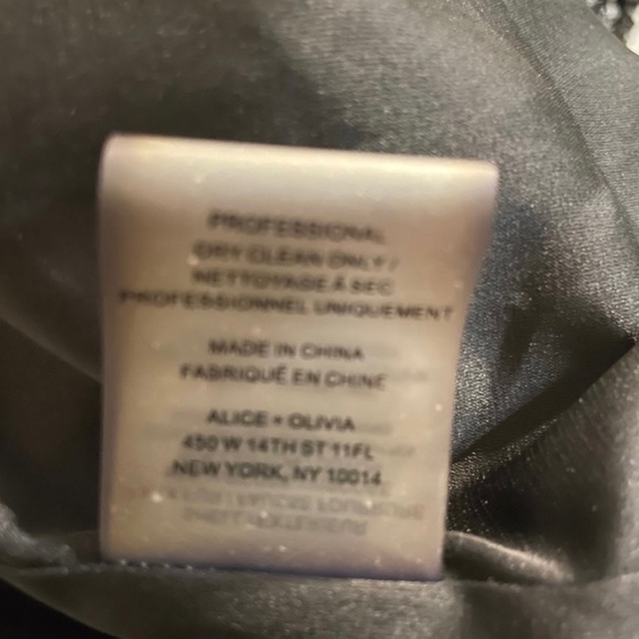 Alice + Olivia Two-Tone Coat With Pockets Sz. Small - Picture 5 of 6